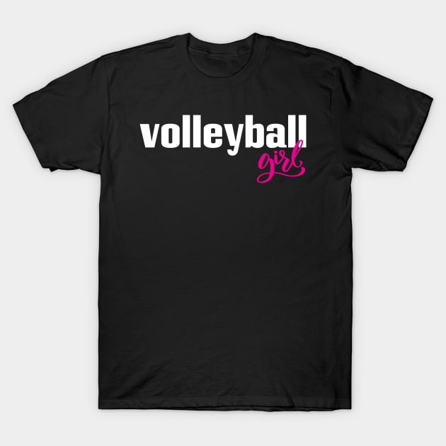 Volleyball Girl T-Shirt by ProjectX23Red